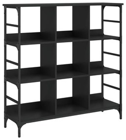 fekete szerelt fa tálalószekrény 102 x 32 x 103,5 cm