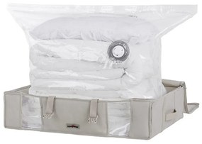 Nagyméretű vákuumzsák doboz, Compactor, 145 L, polietilén / nejlon, bézs