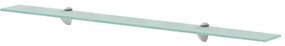 lebegő polc üveg 100x20 cm 8 mm