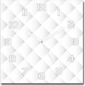 Négyzet alakú csendes üveg óra Négyzetes háttér 30x30