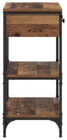 Konzoltábla Régi Fa 75x34.5x75 cm Műanyag Fa