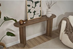 Konzolasztal, dió 150x35x75 cm