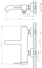 AREZZO design SLIMFIELD kádcsaptelep AR-24603