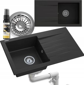 Mosogató Egykamrás Gránit Csepegtető Szifon Impregnáló Készlet Melgar