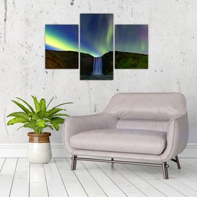 Kép - Aurora Borealis Izlandon (90x60 cm)