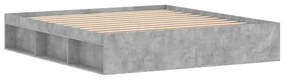 betonszürke ágykeret 180 x 200 cm