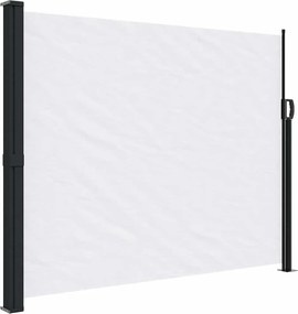 vidaXL fehér behúzható oldalsó napellenző 160 x 500 cm
