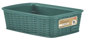 STEFANPLAST Kosár Elegance S, 20x14x6, zöld-szürke