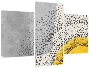 Kép - N⁰3 strand absztrakt festménye (90x60 cm)