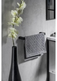 Gedy - Fali törölközőtartó PIRENEI 6,6x35 cm matt fekete