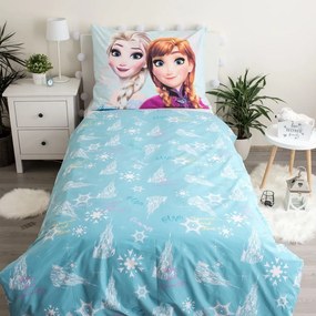 Disney Jégvarázs Light Blue ágyneműhuzat 140×200cm, 70×90 cm