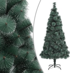 vidaXL zöld PET műkarácsonyfa állvánnyal 180 cm
