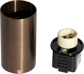 Modern sötét bronz reflektor 1 fázisú sínrendszerhez GU10 35mm - Iconic Ruby Honey