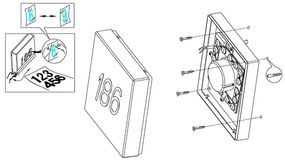 Eglo 97219 - TORAZZA-C LED kültéri állítható lámpa 14W IP44