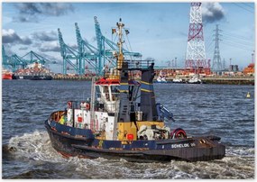 Poszterek 100x70 Tengeri vontatóhajó