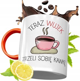 Narancssárga Bögre Nagybácsinak Tökéletes Ajándék fényképes nyomtatással