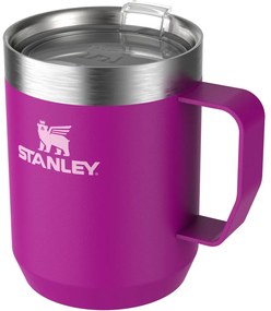 Rózsaszín rozsdamentes acél termobögre 230 ml Stay-Hot Camp Mug Violet Blossom – Stanley