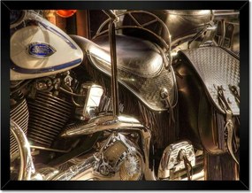 Poszterek keretben 40x30 Harley Davidson Motorkerékpár