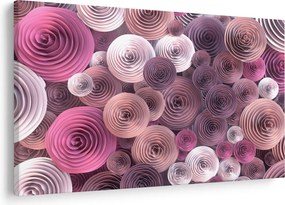 Absztrakt kép Rózsa virága (90x60 cm)