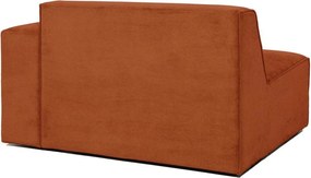 Sting narancssárga kordbársony kanapé modul, jobb oldali - Scandic