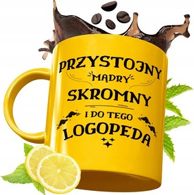 Prémium Arany Bögre Logopédusnak Ajándék Nyomtatott Fotóval