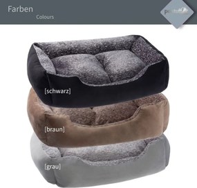 PESTUFF Kutyafekhely M 65 x 48 x 19 cm fekete