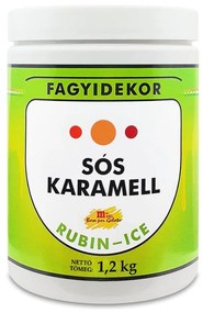 M-GEL rubin-Ice sós karamell fagylaltbevonó, 1,2 kg