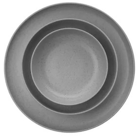 12 részes szürke/porcelán étkészlet