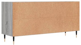 szürke sonoma színű szerelt fa TV-szekrény 103,5x30x50 cm