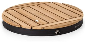 Sumatra Teak Round, kerti zuhanyzó, alumínium, teakfa, fogantyú
