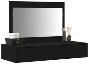 Falis öltöztető asztal Fekete tölgy, 100x40x70 cm