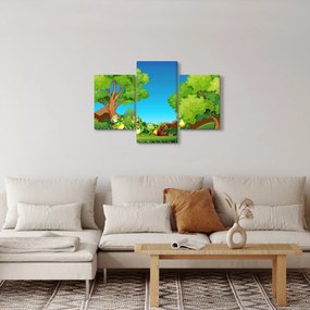 Kép - Boldog békák (90x60 cm)