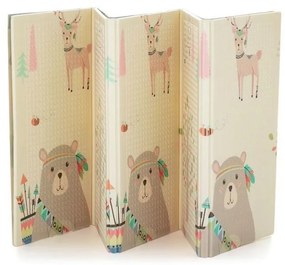 PETITE&MARS - Összecsukható játékszőnyeg CAMPY ELEPHANT&FOX