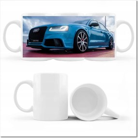 Fotó bögre Kék Audi