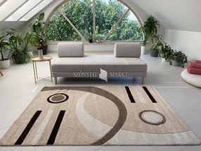 Comfort 4801 bézs modern szőnyeg 240x330 cm