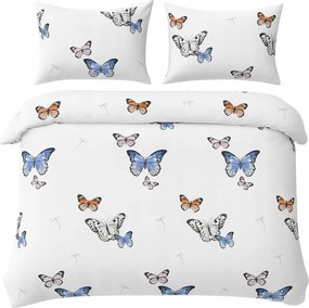 Ágyneműhuzat Garnitúra 220x200 2x Párnahuzat 70x80 Szatén Pamut Különböző Minták