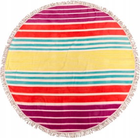 Kerek Strandtörölköző 100% Gyorsan Száradó Pamut Rojtokkal Nagy 150cm