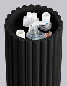 Fekete mennyezeti lámpa üveg búrával ø 12 cm Orbital – Sollux