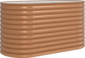 vidaXL Emelt Ágy Barna 160 x 80 x 81 cm Acél