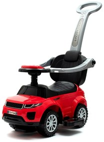 Baby Mix SUV zenélő futóbicikli vezetőrúddal 3 az 1-ben, piros