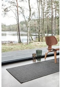 Antracitszürke kültéri-beltéri futószőnyeg 70x240 cm Emm Black Linen – Pappelina