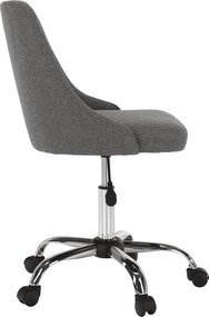 Irodai szék, szürke/króm, EDIZ