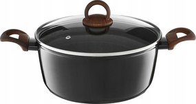 Qualum Basic Stone Edition Darkwood Bevonatos Fazék 24 CM Ambition