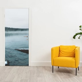Fotótapéta ajtóra - Jeges tó (95x205cm)