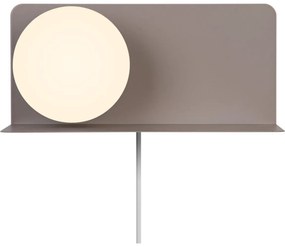 Nordlux - LILIBETH fali lámpa polccal 1xE14/25W/230V barna
