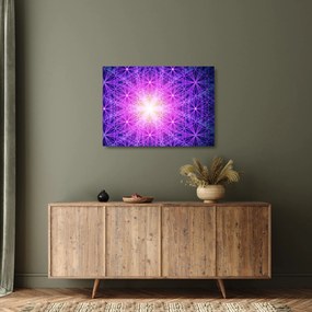Absztrakt kép (üvegen) (70x50 cm)