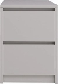 Loft éjjeliszekrény 42x52x43cm 2 fiókos éjjeli asztal modern kasmír