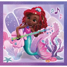 Disney Hercegnők puzzle 3x48 db-os (Junior Ariel)