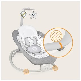 Lionelo - Baba vibrációs ringató dallammal PASCAL szürke