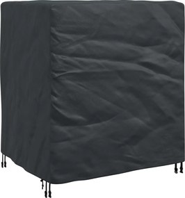 vidaXL Bútor takaró Egyszínű Fekete 116 x 100 x 120 cm 420D